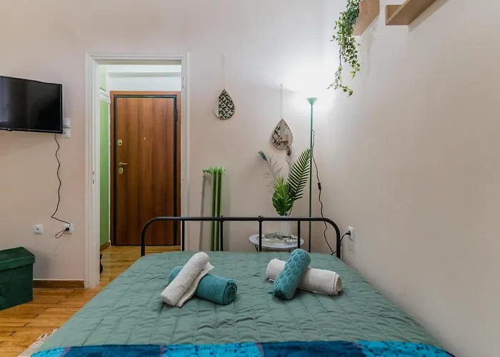Green Boho Apartment